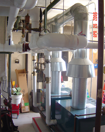 Natural Draft Boiler Installation Macomb Michigan