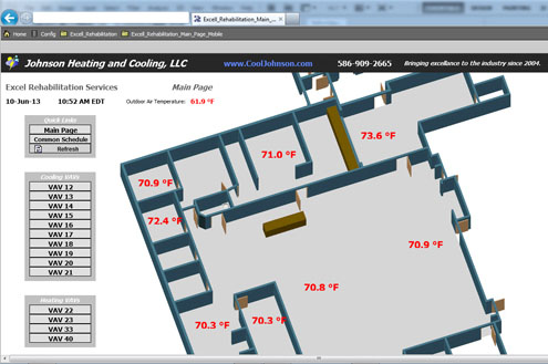 Johnson Heating and Cooling Waterford, Michgan Building Automation 1
