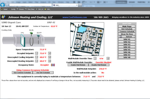 Johnson Heating and Cooling Waterford, Michgan Building Automation 2
