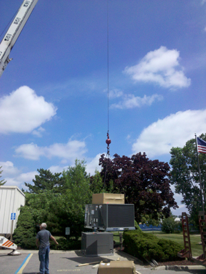 Commercial HVAC Sterling Heights Michgan Roof top Unit